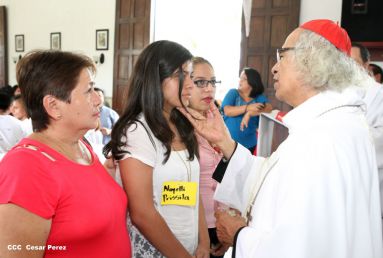 Eucaristía del Cardenal Leopoldo Brenes en Dolores, Carazo