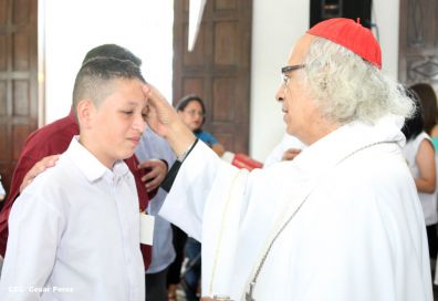 Eucaristía del Cardenal Leopoldo Brenes en Dolores, Carazo