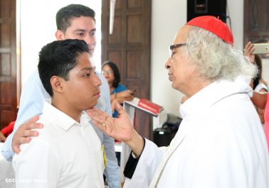Eucaristía del Cardenal Leopoldo Brenes en Dolores, Carazo