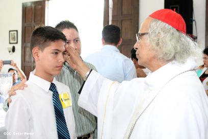 Eucaristía del Cardenal Leopoldo Brenes en Dolores, Carazo