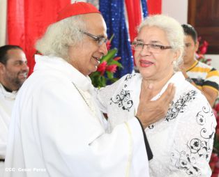 Eucaristía del Cardenal Leopoldo Brenes en Dolores, Carazo