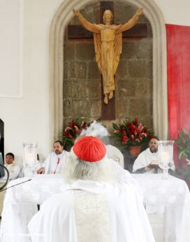 Eucaristía del Cardenal Leopoldo Brenes en Dolores, Carazo