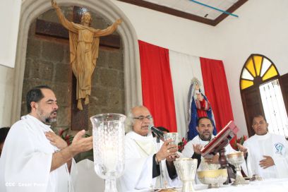 Eucaristía del Cardenal Leopoldo Brenes en Dolores, Carazo
