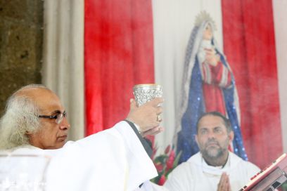 Eucaristía del Cardenal Leopoldo Brenes en Dolores, Carazo
