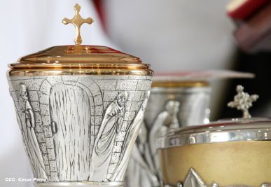 Eucaristía del Cardenal Leopoldo Brenes en Dolores, Carazo