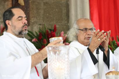 Eucaristía del Cardenal Leopoldo Brenes en Dolores, Carazo
