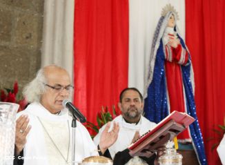 Eucaristía del Cardenal Leopoldo Brenes en Dolores, Carazo