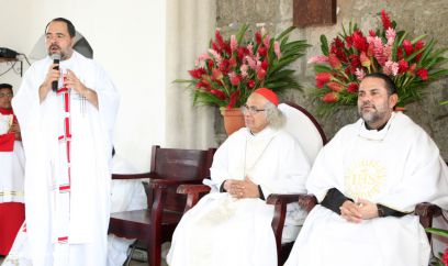 Eucaristía del Cardenal Leopoldo Brenes en Dolores, Carazo
