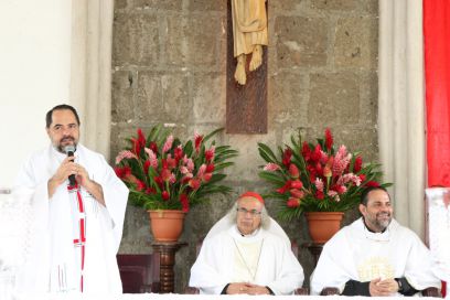 Eucaristía del Cardenal Leopoldo Brenes en Dolores, Carazo