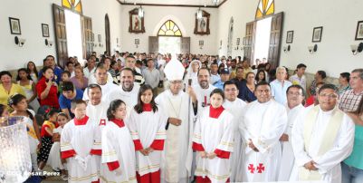 Eucaristía del Cardenal Leopoldo Brenes en Dolores, Carazo