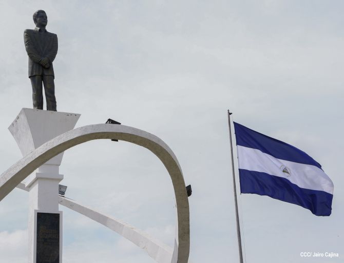 Juventud Sandinista rinde homenaje a Rigoberto López Pérez