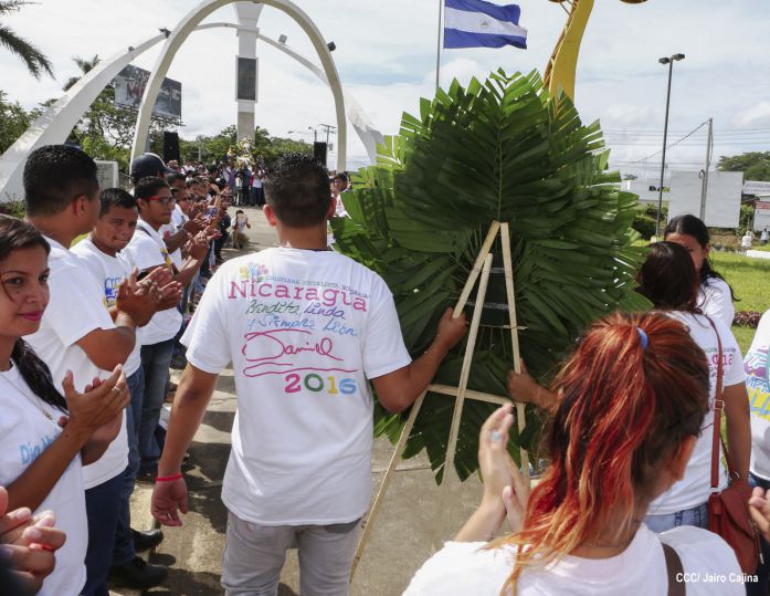 Juventud Sandinista rinde homenaje a Rigoberto López Pérez