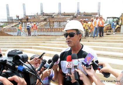 Recorrido por la construcción del Nuevo Estadio Nacional de Béisbol