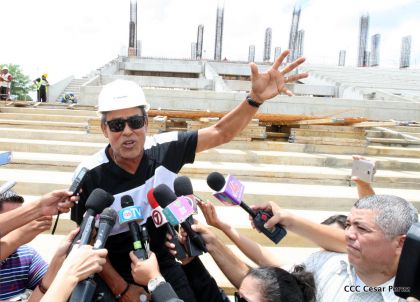 Recorrido por la construcción del Nuevo Estadio Nacional de Béisbol