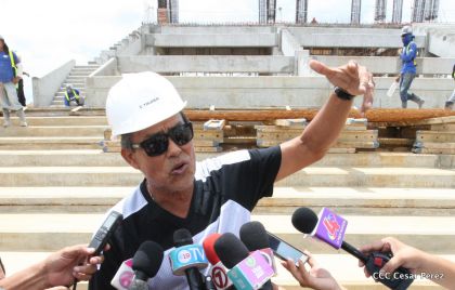 Recorrido por la construcción del Nuevo Estadio Nacional de Béisbol