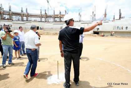 Recorrido por la construcción del Nuevo Estadio Nacional de Béisbol