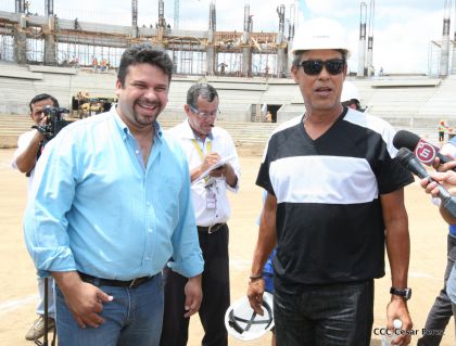 Recorrido por la construcción del Nuevo Estadio Nacional de Béisbol