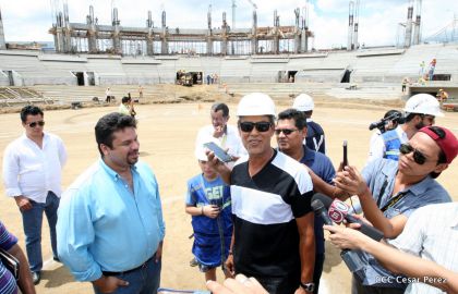 Recorrido por la construcción del Nuevo Estadio Nacional de Béisbol