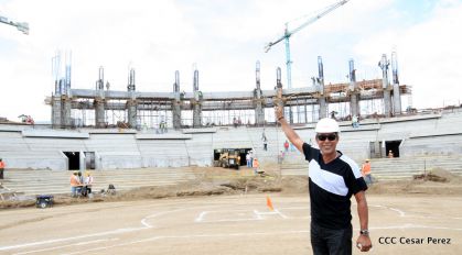 Recorrido por la construcción del Nuevo Estadio Nacional de Béisbol