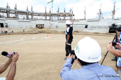 Recorrido por la construcción del Nuevo Estadio Nacional de Béisbol