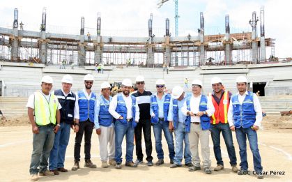 Recorrido por la construcción del Nuevo Estadio Nacional de Béisbol