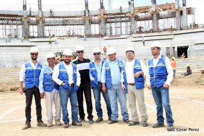 Recorrido por la construcción del Nuevo Estadio Nacional de Béisbol