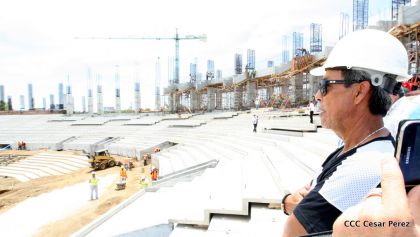Recorrido por la construcción del Nuevo Estadio Nacional de Béisbol