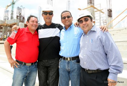 Recorrido por la construcción del Nuevo Estadio Nacional de Béisbol
