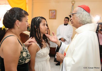 Celebran a Virgen de La Merced en Mateare