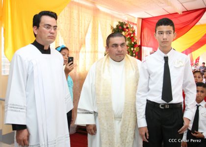 Celebran a Virgen de La Merced en Mateare