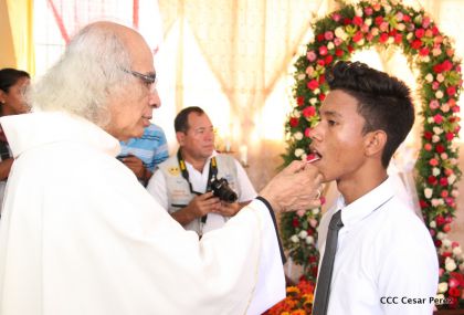 Celebran a Virgen de La Merced en Mateare