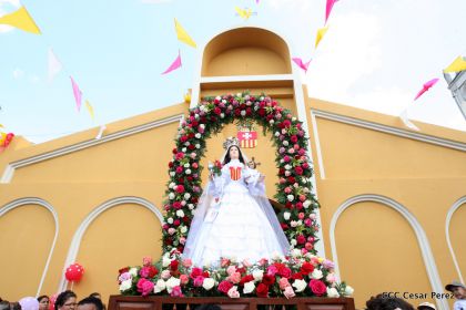 Celebran a Virgen de La Merced en Mateare