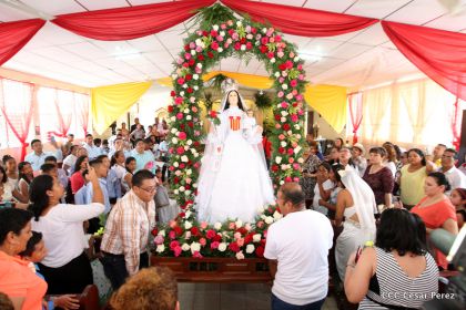 Celebran a Virgen de La Merced en Mateare