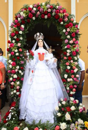 Celebran a Virgen de La Merced en Mateare
