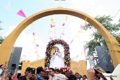 Celebran a Virgen de La Merced en Mateare