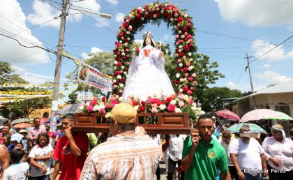 Celebran a Virgen de La Merced en Mateare