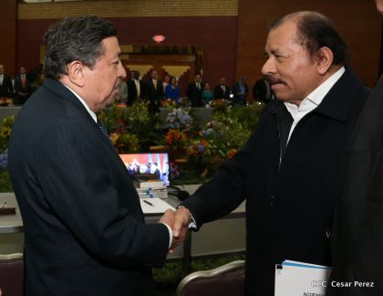 Presidente Daniel se reúne con el PARLACEN