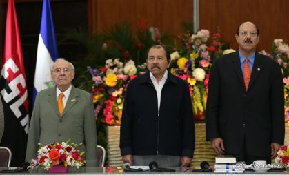 Presidente Daniel se reúne con el PARLACEN