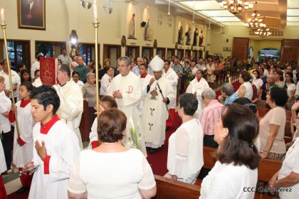 Misa del Cardenal Leopoldo Brenes en honor a San Francisco de Asís