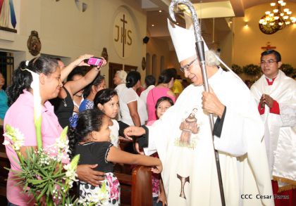 Misa del Cardenal Leopoldo Brenes en honor a San Francisco de Asís