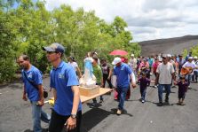 Procesión a Cerro Negro por 66 años de Gritería Chiquita