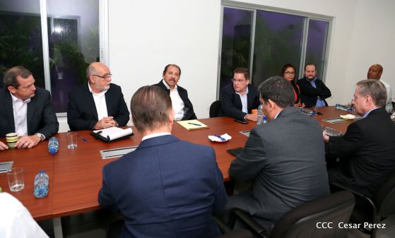 Comandante Daniel se reúne con presidentes de Cámaras de Comercio de Centroamérica