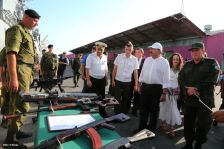 Daniel y Rosario despiden a tripulación de Buque Ruso "Moskva"