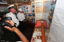 Daniel y Rosario despiden a tripulación de Buque Ruso "Moskva"