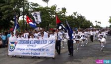 Desfiles escolares en Avenida Bolívar