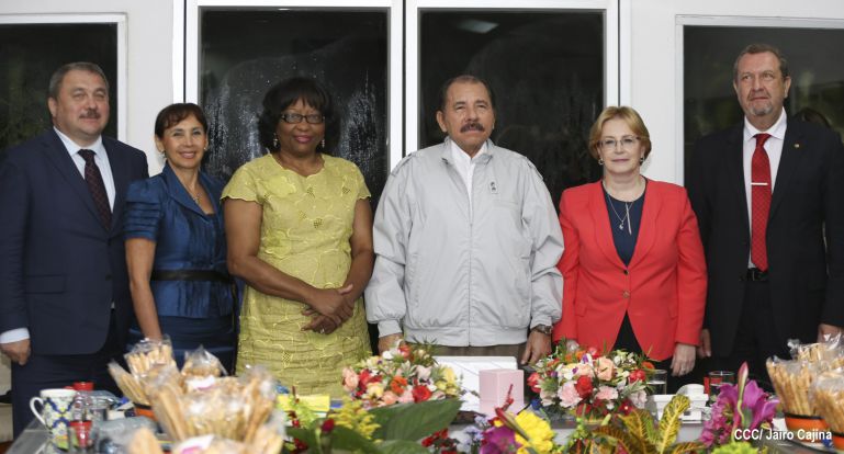 Presidente Daniel se reúne con Ministra de Salud de la Federación de Rusia y con Directora de la OPS