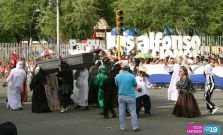 Desfiles escolares en Avenida Bolívar