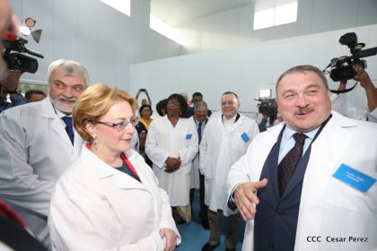 Inauguración Planta Biotecnología "Mechnikov" en Nicaragua