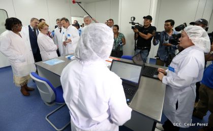 Inauguración Planta Biotecnología "Mechnikov" en Nicaragua