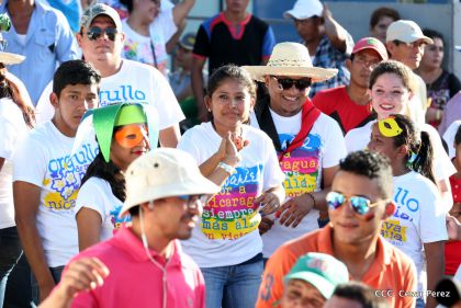 Familias de Boaco participan en Caminata de la Buena Esperanza